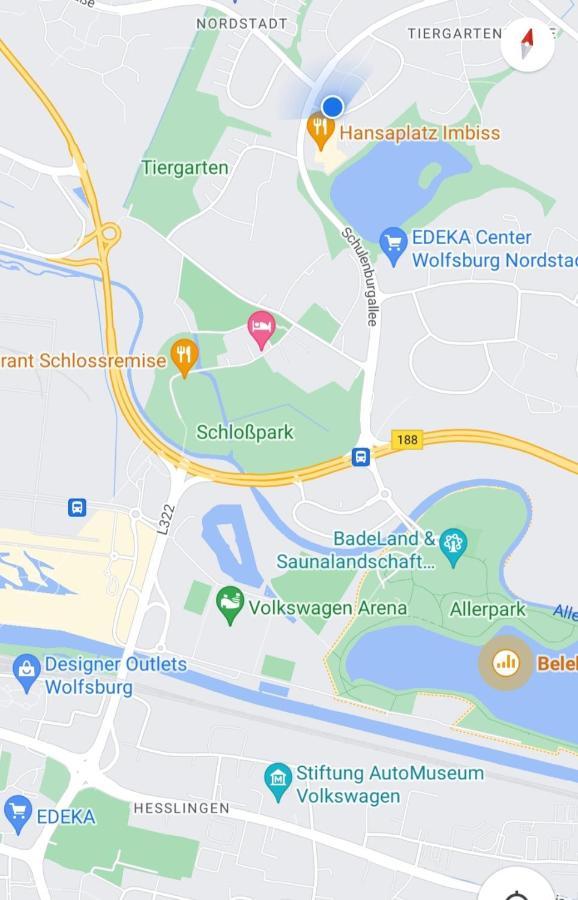 " Die Wolfs Burg" 50Qm & Zentrumsnah Wolfsburg Luaran gambar